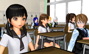 MMD giantess School femdom prelude